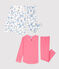 Girls' Pinstriped and Paris Print Cotton Pyjamas - 2-Pack variante 1